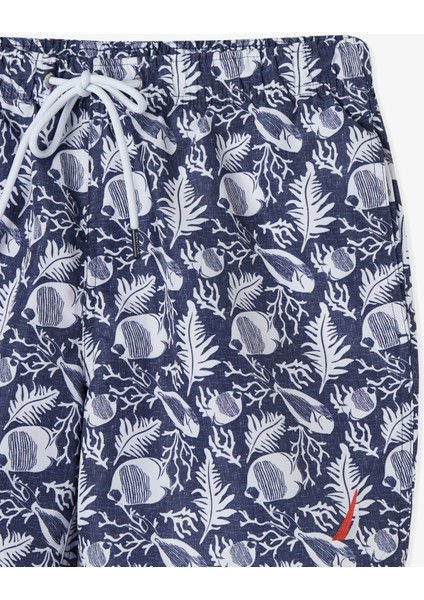 Nautıca Erkek Lacivert Standart Fıt Şort Mayo fiyatları