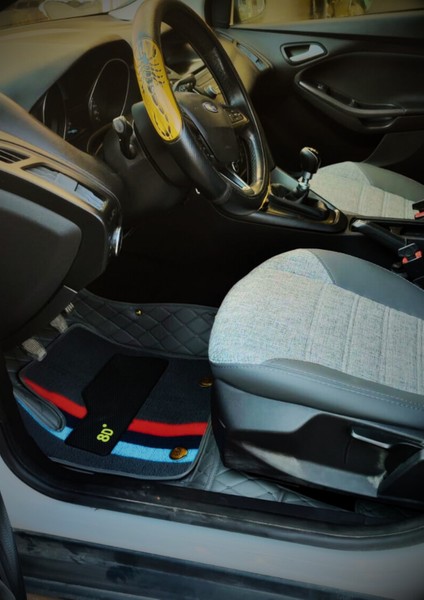 Skoda Kamiq Araca Özel 8d Taban Döşemeli Oto Paspas Takım / Gri