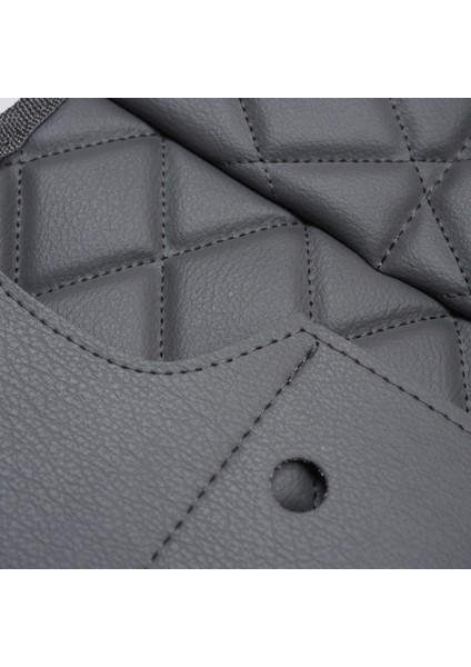 Siyah Mavi Oto Koltuk Arkası Düzenleyici Nakışlı Deri Organizer 44 x 62 cm / 1 Adet fırsatları