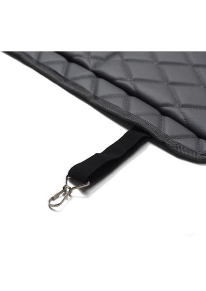 Siyah Mavi Oto Koltuk Arkası Düzenleyici Nakışlı Deri Organizer 44 x 62 cm / 1 Adet indirimleri