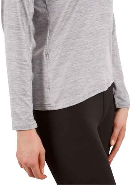 Hattie - Active Hoodie Kadın Gri Sweatshirt indirimleri