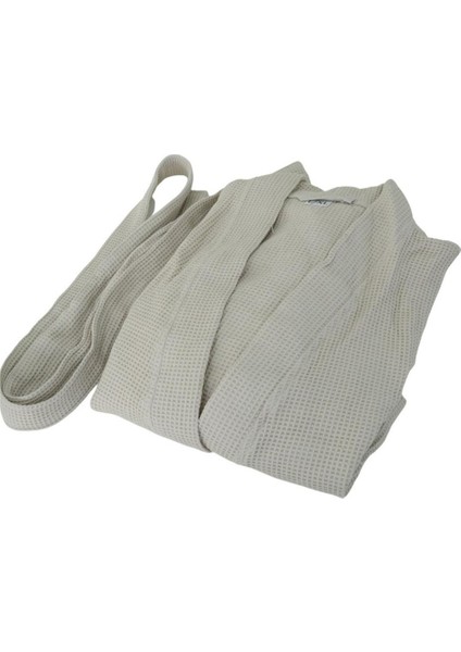 %100 Pamuk Waffle Pike Bornoz Unisex Hızlı Kuruyan Yumuşak Dokulu Şal Yaka