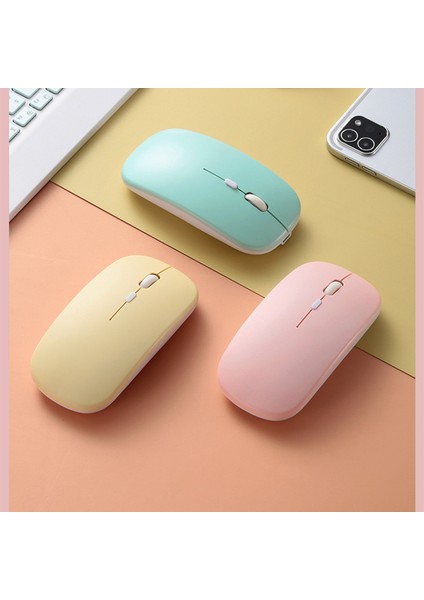 Macbook/huawei/samsung/lenovo Uyumlu Şarj Edilebilir Sessiz Mouse Wifi Kablosuz Mouse Fare