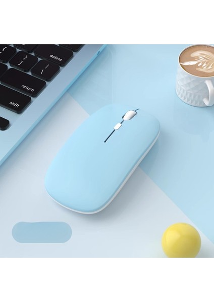 Macbook/huawei/samsung/lenovo Uyumlu Şarj Edilebilir Sessiz Mouse Wifi Kablosuz Mouse Fare