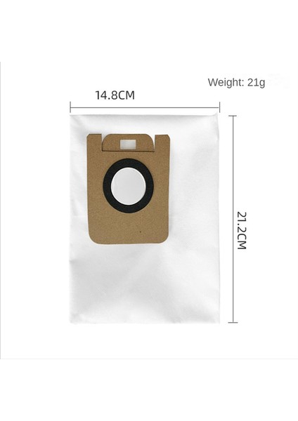 Bot L10 Plus Z10 Pro D10 Plus Robot Süpürge Için Yedek Paspas Bezi Toz Torbası (Yurt Dışından)
