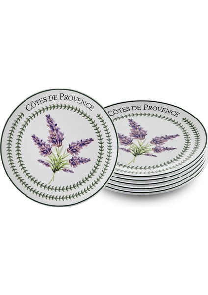 The Mia Provence Pasta Tabağı 6lı Set 19 cm