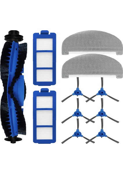 Temiz G40 / G40 Hibrit + Robotlu Süpürge Ana Yan Fırça Hepa Filtre Paspas Bezi Yedek Aksesuarlar (Yurt Dışından)