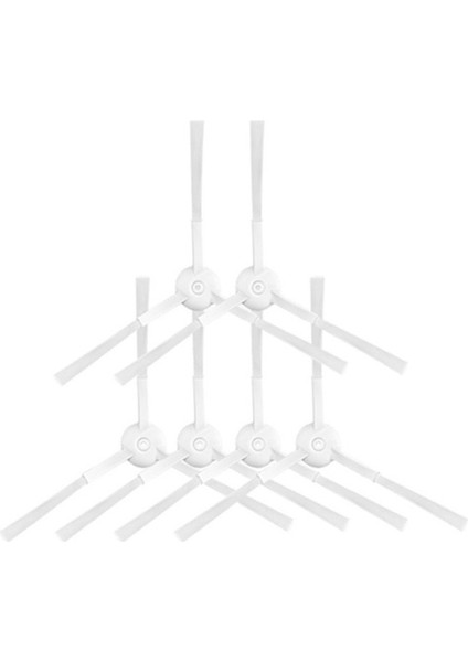 Sarma Önleyici Süpürme ve Sürükleme Robotu STFCR01SZ Elektrikli Süpürge Için 6pcs Yan Fırçanın Değiştirilmesi (Yurt Dışından)