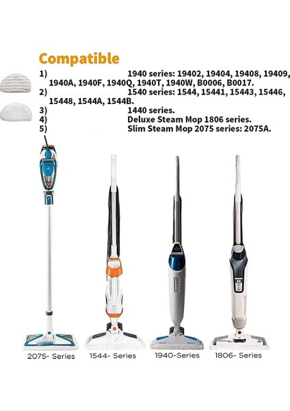 Yıkanabilir Yeniden Kullanılabilir Yedek Paspas Pedleri Powerfresh 1940 1440 Zemin Temizleme Buharlı Paspas Aksesuarları B (Yurt Dışından) fırsatları