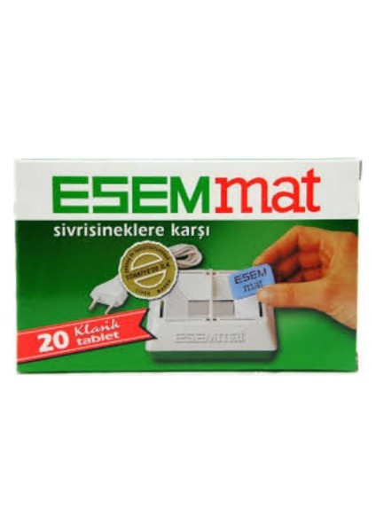 20 Klasik Sivrisinek Mat Tablet (2818)