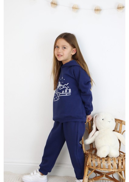 3 Ip Baskılı Kapüşonlu Şardonlu Ikili Takım fiyatları