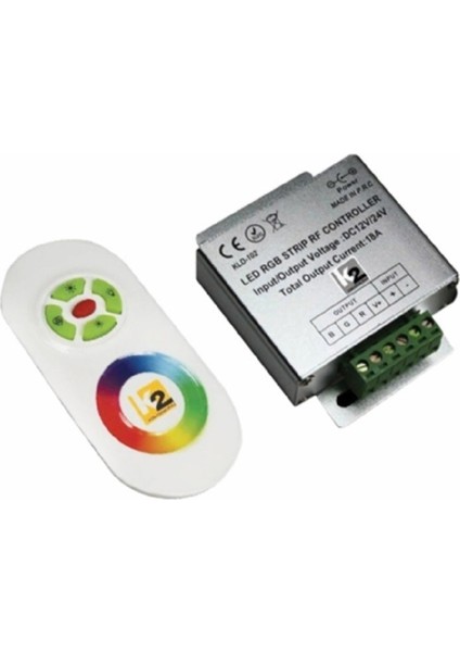 K2 216W 12V 18A Uzaktan Kumandalı Rgb LED Kontrol Paneli KLD102