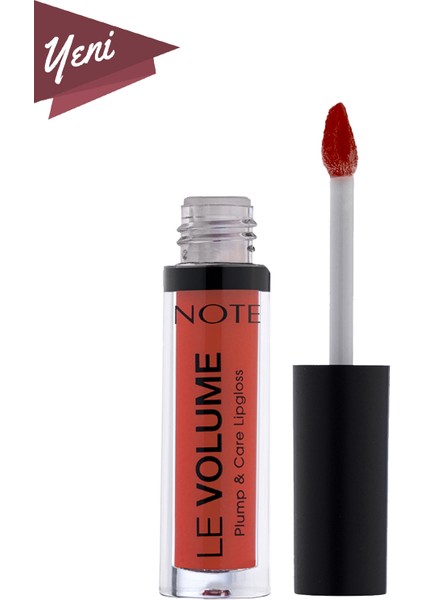 Note Le Volume Plump & Care Lipgloss Dudak Parlatıcısı 10 Party Mood - Kırmızı