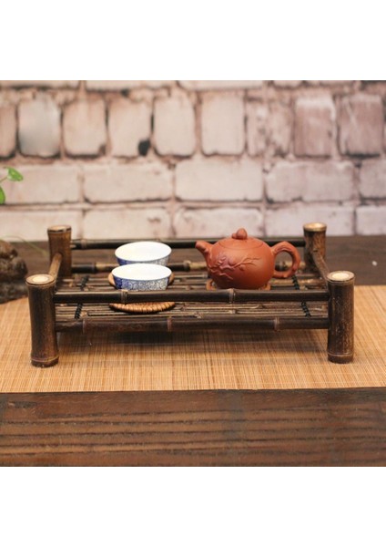 T Için 1 Bambu Çay Tepsisi 25X 13X 6.5cm (Yurt Dışından)