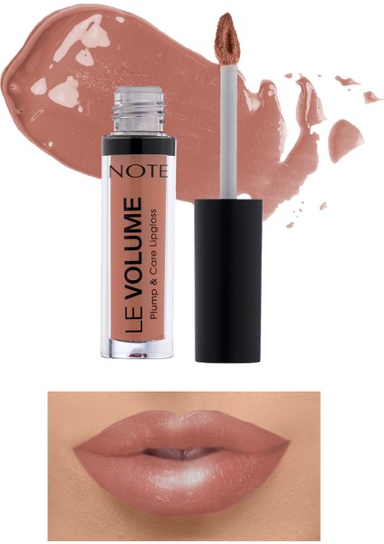 Note Le Volume Plump & Care Lipgloss Dudak Parlatıcısı 14 Bare Blush - Nude