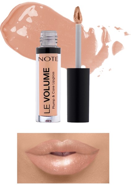 Note Le Volume Plump & Care Lipgloss Dudak Parlatıcısı 16 Nude Style - Nude
