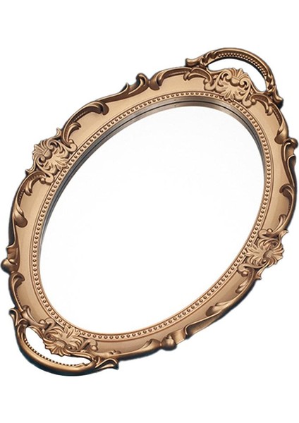 Retro I Vanity Dekoratif Tepsisi Takı Ör Dekor Altın Oval (Yurt Dışından)