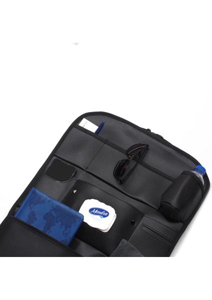 Siyah Oto Koltuk Arkası Düzenleyici Deri Organizer 44 x 62 cm / 1 Adet fırsatları