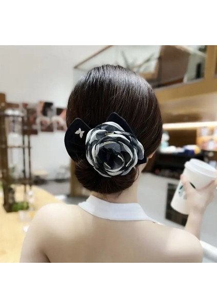 C9 Kafa Bandı Rulo Saç Bigudi Bun Maker Kadın Mizaç Kamelya Yay Sihirli Saç Aksesuarları Bükülmüş Tembel Firkete Aracı (Yurt Dışından) modelleri