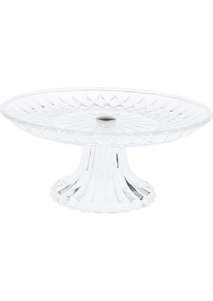 Yuvarlak Şeffaf Tabakları Tabak Tepsisi 20X8CM (Yurt Dışından)