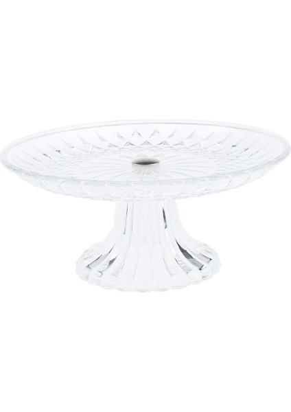 Yuvarlak Şeffaf Tabakları Tabak Tepsisi 20X8CM (Yurt Dışından)