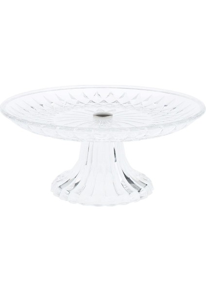Yuvarlak Şeffaf Tabakları Tabak Tepsisi 20X8CM (Yurt Dışından)