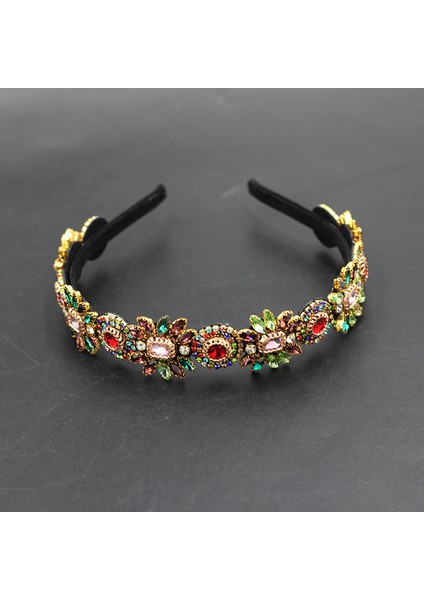 No.19 Boyutu Yeni Moda Mizaç Kişilik Çiçek Metal Gül Kakma Rhinestones Vahşi Bayanlar Parti Kafa Bandı Gelin Saç Aksesuarları 854 (Yurt Dışından) indirimleri