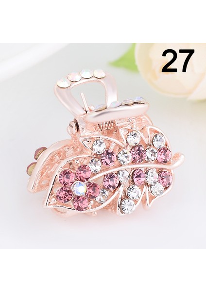 No.27 Boyutu 1 Adet Kristal Taklidi Saç Pençe Kadınlar Için Saç Tokaları Tokalarım Pençe Yengeç Kızlar Tokalar Saç Tokası Moda Saç Aksesuarları (Yurt Dışından)