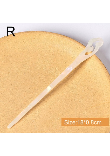 R Çin Tarzı Saç Sopa Vintage Asetat Reopstick Kadın Tokalar Saç cl Şapkalar Düğün Saç Takı Aksesuarları (Yurt Dışından)