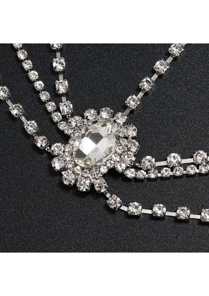 Altın Vintage Boho Kafa Bandı Kadınlar Için Lüks Kristal Saç Takı Çok Katmanlı Püskül Saç Bandı Gelin Saç Zinciri Düğün Aksesuarları (Yurt Dışından) indirimleri