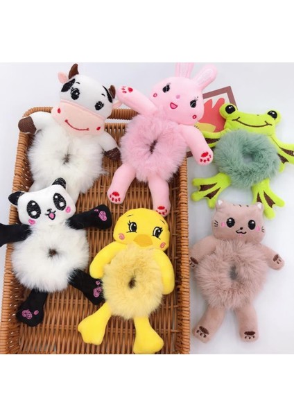 No.12 Boyutu Sevimli Peluş Ayı Kurbağa Saç Halat Moda Kadın Saç Scrunchies Kızlar Elastik Saç Bandı Saç Halka At Kuyruğu Tutucu Saç Aksesuarları (Yurt Dışından) fiyatları