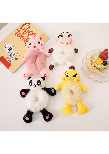 No.12 Boyutu Sevimli Peluş Ayı Kurbağa Saç Halat Moda Kadın Saç Scrunchies Kızlar Elastik Saç Bandı Saç Halka At Kuyruğu Tutucu Saç Aksesuarları (Yurt Dışından) modelleri