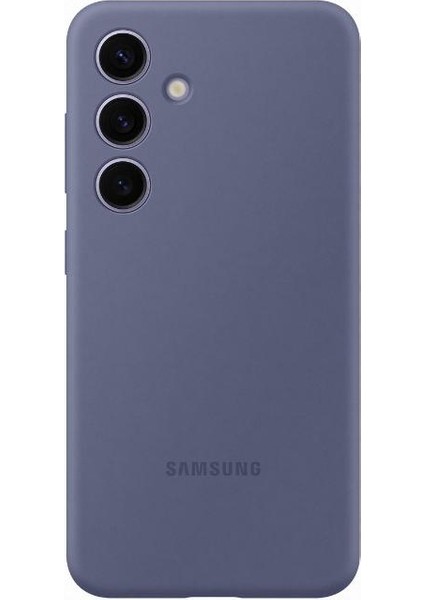 Galaxy S24 Silikon Kılıf - Eflatun