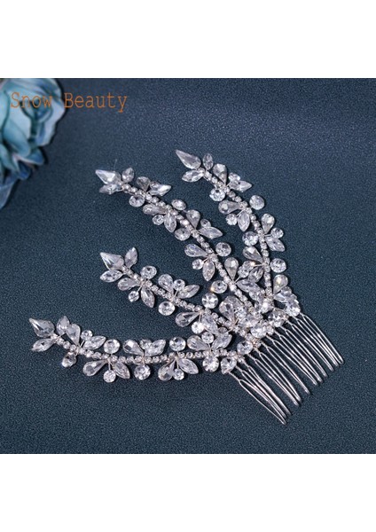 DZ042-S A422 Rhinestone Düğün Saç Bandı Saç Aksesuarları Kristal Gelin Şapkalar Parti Gelin Tiaras Başlığı Gelin Takı Için (Yurt Dışından)