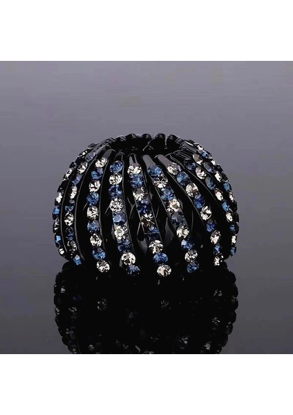 No.10 Boyutu Moda Kristal Taklidi Saç Tokası Topuz Saç Pençe Klipsleri At Kuyruğu Toka Saç Tokası Kuş Yuva Genişleyen Saç Aksesuarları Kadınlar Için (Yurt Dışından)