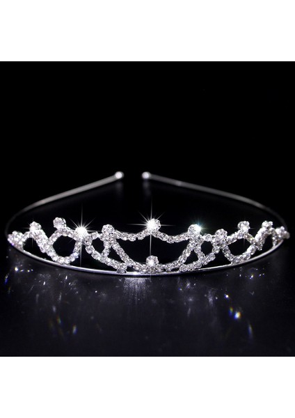 HG1013 Nefis Prenses Kristal Tiara Taç Çocuk Kız Aşk Gelin Balo Düğün Parti Aksesuarları Takı Hediyeler Yeni (Yurt Dışından) indirimleri