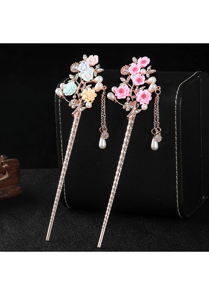No.12 Boyutu Çin Tarzı Alaşım Firkete Moda Retro Tarzı Metal Saç Tokası Çiçek Vintage Hairwear Kadın Saç Aksesuarları Şekillendirici Araçları (Yurt Dışından) fiyatları