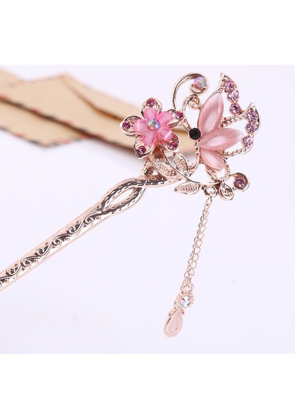 No.12 Boyutu Çin Tarzı Alaşım Firkete Moda Retro Tarzı Metal Saç Tokası Çiçek Vintage Hairwear Kadın Saç Aksesuarları Şekillendirici Araçları (Yurt Dışından) fırsatları