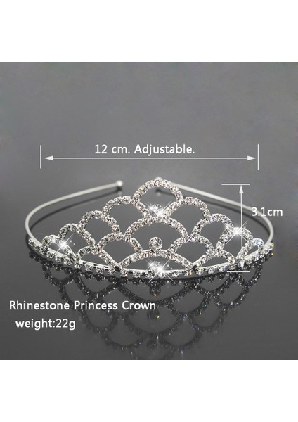 No.5 Boyutu Aınameısı Moda Gelin Prenses Taç Düğün Tiaras Saç Takı Taklidi Kafa Bandı Kız Çocuk Tiara Saç Aksesuarları (Yurt Dışından) fırsatları