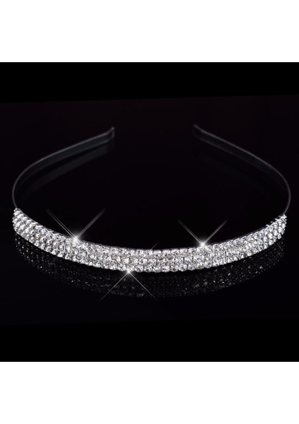 No.3 Boyutu Prenses Düğün Gelin Nedime Tiara Taç Kızlar Kristal Rhinestone Takı Saç Aksesuarları Gelin Kafa Süsleme (Yurt Dışından) modelleri
