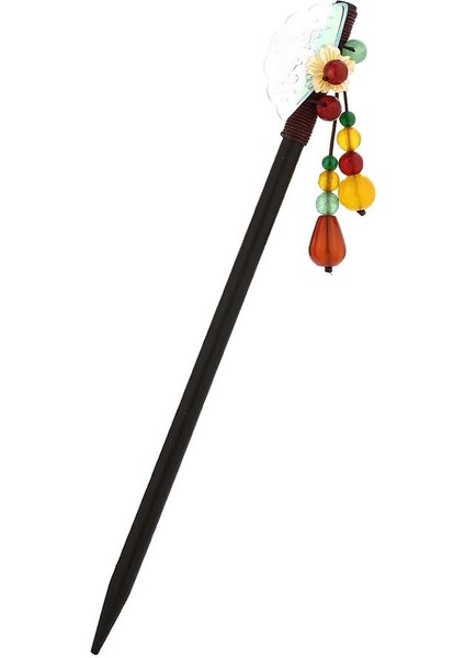 F-0749-A Vintage Saç Tokası Seçim Doğal Ahşap Sandal Ağacı Çin Tarzı Yemek Çubukları Etnik Saç Tokası Kadın Tokalar Takı Aksesuarları (Yurt Dışından)