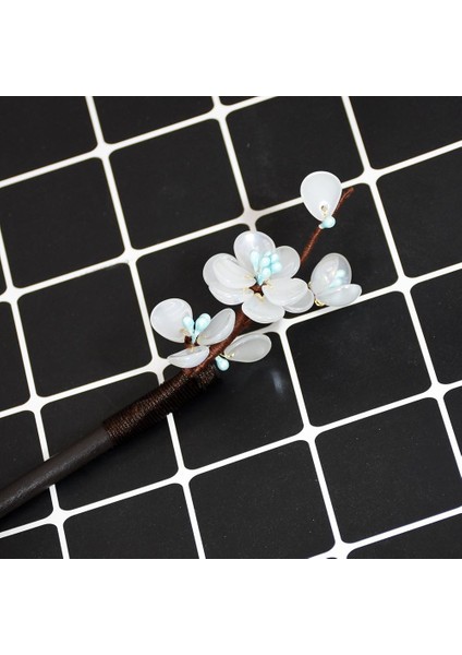 F-0749-A Vintage Saç Tokası Seçim Doğal Ahşap Sandal Ağacı Çin Tarzı Yemek Çubukları Etnik Saç Tokası Kadın Tokalar Takı Aksesuarları (Yurt Dışından) fırsatları