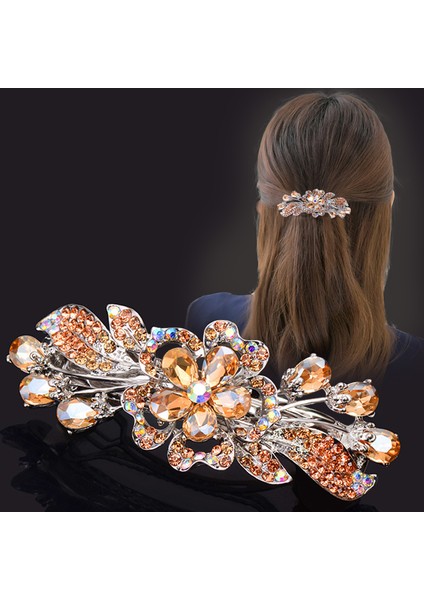 Mhm-01-02-18 Kristal Çiçek Bahar Hairg Zirkon Üst Klip Zarif Kadın Gündelik Moda Saç Aksesuarları Yeni Kore Versiyonu (Yurt Dışından) fiyatları
