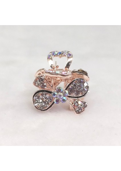 No.2 Boyutu Aınameısı Moda Kız Saç Pençe Hairrystal Saç Aksesuarları Kadın Yaprak Kelebek Kalp Şeklinde Yengeç Pençeleri Saç Takı (Yurt Dışından)