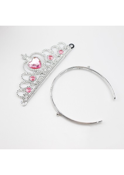 No.3 Boyutu Sıcak Saleece Li Moda Kız Prenses Taç Hairbands Aşk Kalp Sihirli Değnek Sevimli Saç Aksesuarı Çocuklar Noel Hediyesi (Yurt Dışından)