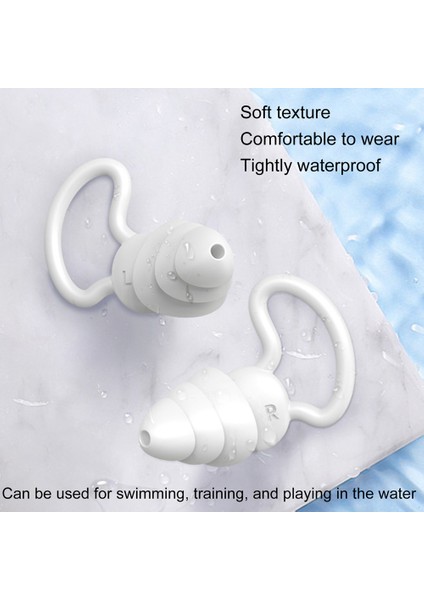 B Tarzı 1 Çift Yüzme Kulak Tıkaçları Gürültü Önleyici Uyku Kulak Tıkaçları Yumuşak Silikon Banyo Şnorkel Sörf Gürültü Önleyici Açık Hava Araçları (Yurt Dışından) modelleri