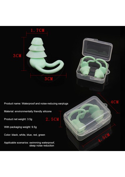 B Tarzı 1 Çift Yüzme Kulak Tıkaçları Gürültü Önleyici Uyku Kulak Tıkaçları Yumuşak Silikon Banyo Şnorkel Sörf Gürültü Önleyici Açık Hava Araçları (Yurt Dışından) fırsatları