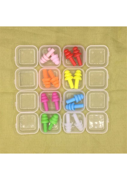 Yeşil Stil 2 Çift Kutulu Konfor Yüzme Kulak Tıkaçları Profesyonel Silikon Yüzme Kulak Tıkaçları Gürültü Azaltma Silikon Yumuşak Kulak Tıkaçları (Yurt Dışından) modelleri