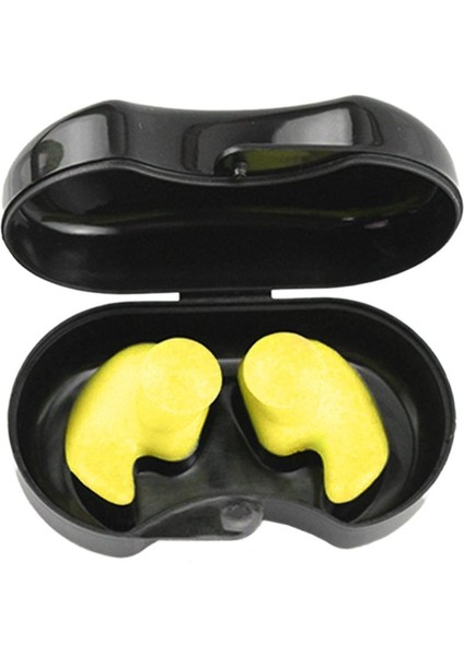 Sarı Stil Yüzme Yumuşak Kulak Tıkaçları Silikon Su Geçirmez Yeniden Kullanılabilir Silikon Kulak Tıkaçları Yüzücüler Için Duş Alma Banyo Dalış Su Sporları (Yurt Dışından)