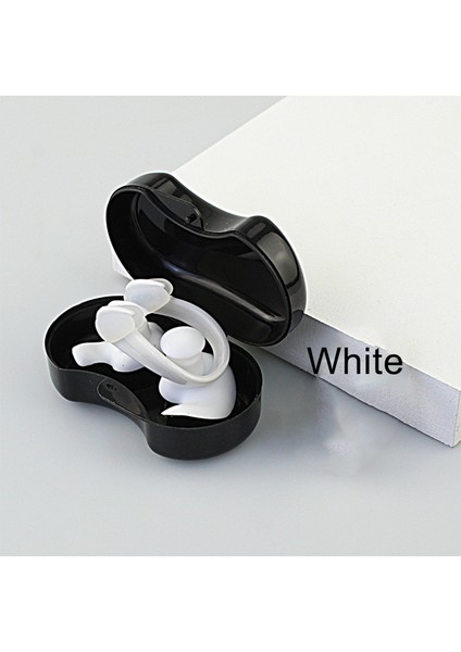 Beyaz Stil Yaz Yüzme Kulak Tıkaçları Burun Klipsi Seti Silikon Su Geçirmez Uyku Gürültü Önleyici Kulak Tıkaçları Dalış Açık Su Sporları Aksesuarları (Yurt Dışından)